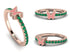 Elegant Enamel Butterfly Emerald Ring - Butterfly No. 5 image 13