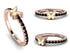 Elegant Enamel Butterfly Black Diamond Ring - Butterfly No. 8 image 5