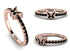 Elegant Enamel Butterfly Black Diamond Ring - Butterfly No. 8 image 2
