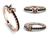 Elegant Enamel Butterfly Black Diamond Ring - Butterfly No. 8 image 1