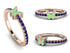 Elegant Enamel Butterfly Sapphire Ring - Butterfly No. 14 image 3