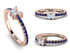 Elegant Enamel Butterfly Sapphire Ring - Butterfly No. 14 image 10