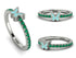 Elegant Enamel Butterfly Emerald Ring - Butterfly No. 6 image 5