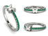 Elegant Enamel Butterfly Emerald Ring - Butterfly No. 6 image 12
