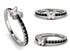 Elegant Enamel Butterfly Black Diamond Ring - Butterfly No. 9