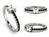 Elegant Enamel Butterfly Black Diamond Ring - Butterfly No. 9