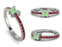Elegant Enamel Butterfly Ruby Ring - Butterfly No. 12 image 4