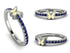 Elegant Enamel Butterfly Sapphire Ring - Butterfly No. 15 image 5