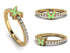 Elegant Enamel Butterfly Diamond Ring - Butterfly No. 1