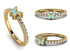 Elegant Enamel Butterfly Diamond Ring - Butterfly No. 1