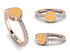 Elegant Enamel Smile Diamond Ring - Smile No. 2 image 4
