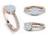 Elegant Enamel Smile Diamond Ring - Smile No. 2 image 9