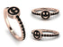 Elegant Enamel Smile Black Diamond Ring - Smile No. 8 image 14