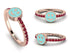Elegant Enamel Smile Ruby Ring - Smile No. 11