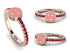Elegant Enamel Smile Ruby Ring - Smile No. 11