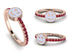 Elegant Enamel Smile Ruby Ring - Smile No. 11 image 8
