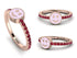 Elegant Enamel Smile Ruby Ring - Smile No. 11