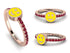 Elegant Enamel Smile Ruby Ring - Smile No. 11 image 2