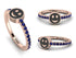 Elegant Enamel Smile Sapphire Ring - Smile No. 14 image 13