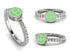 Elegant Enamel Smile Diamond Ring - Smile No. 3