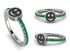 Elegant Enamel Smile Emerald Ring - Smile No. 6 image 13