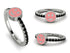 Elegant Enamel Smile Black Diamond Ring - Smile No. 9