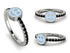 Elegant Enamel Smile Black Diamond Ring - Smile No. 9 image 10