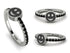 Elegant Enamel Smile Black Diamond Ring - Smile No. 9 image 14
