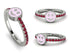 Elegant Enamel Smile Ruby Ring - Smile No. 12 image 12