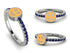 Elegant Enamel Smile Sapphire Ring - Smile No. 15 image 4