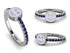 Elegant Enamel Smile Sapphire Ring - Smile No. 15 image 8