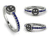 Elegant Enamel Smile Sapphire Ring - Smile No. 15 image 13