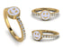 Elegant Enamel Smile Diamond Ring - Smile No. 1 image 7