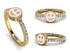 Elegant Enamel Smile Diamond Ring - Smile No. 1 image 9