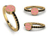 Elegant Enamel Smile Black Diamond Ring - Smile No. 7 image 7