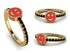 Elegant Enamel Smile Black Diamond Ring - Smile No. 7 image 12