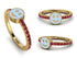 Elegant Enamel Smile Ruby Ring - Smile No. 10 image 9