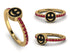 Elegant Enamel Smile Ruby Ring - Smile No. 10