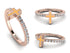 Elegant Enamel Cross Diamond Ring - Cross No. 2 image 4