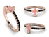 Elegant Enamel Cross Black Diamond Ring - Cross No. 8