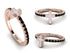 Elegant Enamel Cross Black Diamond Ring - Cross No. 8 image 8