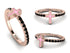 Elegant Enamel Cross Black Diamond Ring - Cross No. 8
