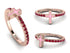 Elegant Enamel Cross Ruby Ring - Cross No. 11 image 14