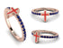 Elegant Enamel Cross Sapphire Ring - Cross No. 14 image 11