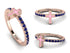 Elegant Enamel Cross Sapphire Ring - Cross No. 14 image 14