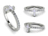 Elegant Enamel Cross Diamond Ring - Cross No. 3