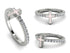 Elegant Enamel Cross Diamond Ring - Cross No. 3