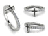 Elegant Enamel Cross Diamond Ring - Cross No. 3 image 12
