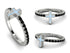 Elegant Enamel Cross Black Diamond Ring - Cross No. 9 image 8