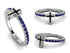 Elegant Enamel Cross Sapphire Ring - Cross No. 15 image 14